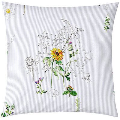 CHRISTIAN FISCHBACHER Satin Kissenbezug 70x90cm NATURE STRIPE Weiss weiss B CHRISTIAN FISCHBACHER Satin Kissenbezug 70x90cm NATURE STRIPE Weiss weiss B