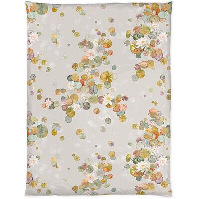 CHRISTIAN FISCHBACHER Satin Deckenbezug 140x200cm NINFEA Beige creme B CHRISTIAN FISCHBACHER Satin Deckenbezug 140x200cm NINFEA Beige creme B