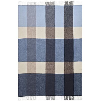 CHRISTIAN FISCHBACHER Tagesdecke - Plaid 130x200cm CORTINA Grau Karo grau B CHRISTIAN FISCHBACHER Tagesdecke - Plaid 130x200cm CORTINA Grau Karo grau B