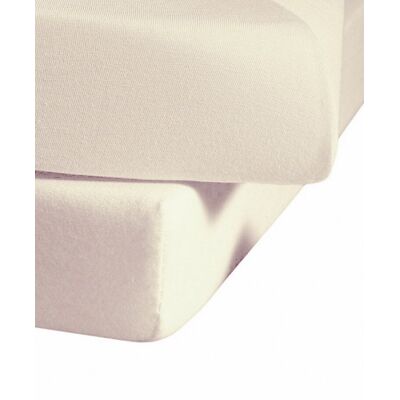 Fleuresse - Jerseyspannleintuch - Beige - 100x200 - Spannlaken Fleuresse - Jerseyspannleintuch - Beige - 100x200 - Spannlaken