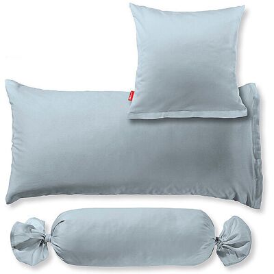 Fleuresse Satin Kissenbezug Royal Uni 2er 70x90cm Pearl Blue - Kissenbezug Fleuresse Satin Kissenbezug Royal Uni 2er 70x90cm Pearl Blue - Kissenbezug