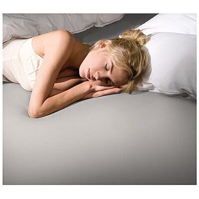 Formesse Jersey Spannbetttuch - 120/200x130/220 cm, Silber Grau - Bettlaken Formesse Jersey Spannbetttuch - 120/200x130/220 cm, Silber Grau - Bettlaken