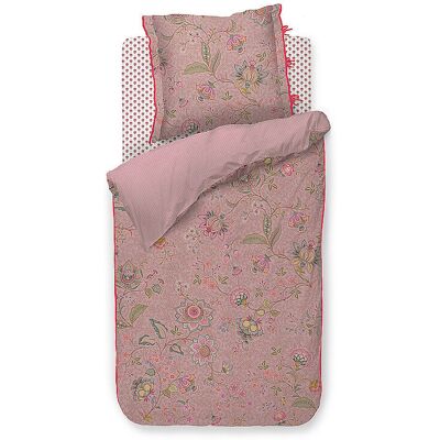 PIP STUDIO Perkal Bettwäsche MUMBAI MORNING 70x90cm/140x200cm Pink beere B PIP STUDIO Perkal Bettwäsche MUMBAI MORNING 70x90cm/140x200cm Pink beere B