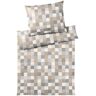 Joop Satin Bettwäsche Mosaic 70x90cm / 140x220cm Beige Eg