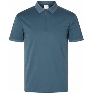 Selected Poloshirt Slhfave Blau L