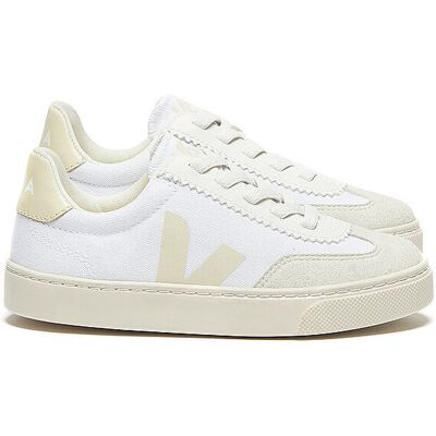 Veja Weiße Bio-Baumwolle Canvas Sneaker - Sneaker Veja Weiße Bio-Baumwolle Canvas Sneaker - Sneaker