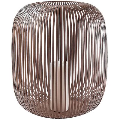 FYNCH-HATTON Laterne 45x40cm LIG Large Walnut hellbraun B FYNCH-HATTON Laterne 45x40cm LIG Large Walnut hellbraun B