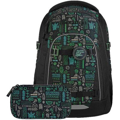 COOCAZOO Schulrucksack-Set 4tlg MATE Humedica Free Spirit B COOCAZOO Schulrucksack-Set 4tlg MATE Humedica Free Spirit B