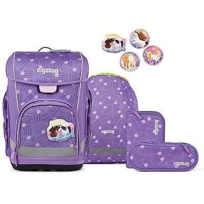 ERGOBAG Schultaschen Set 5tlg CUBO LIGHT PonyBäradies B ERGOBAG Schultaschen Set 5tlg CUBO LIGHT PonyBäradies B