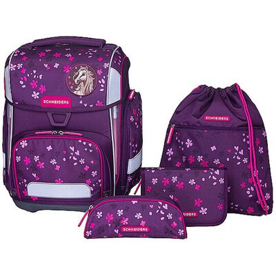 SCHNEIDERS Schultaschen Set Ergolite 9tlg Berry Blossom B SCHNEIDERS Schultaschen Set Ergolite 9tlg Berry Blossom B