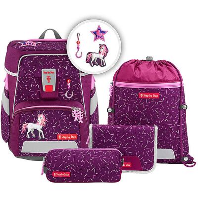 STEP BY STEP Schultaschen Set 5tlg SPACE Pretty Unicorn B STEP BY STEP Schultaschen Set 5tlg SPACE Pretty Unicorn B