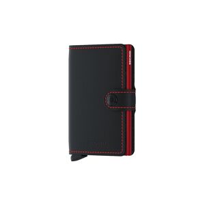 Secrid Geldbörse - Miniwallet Matte Mini Black/red Schwarz Eg