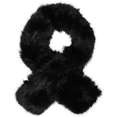 FRAAS Schal in Felloptik schwarz W FRAAS Schal in Felloptik schwarz W