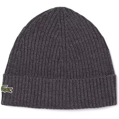 LACOSTE Mütze - Beanie grau ONE SIZE M LACOSTE Mütze - Beanie grau ONE SIZE M