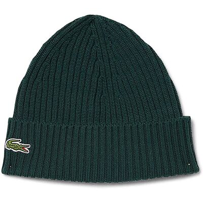 LACOSTE Mütze - Beanie dunkelgrün ONE SIZE M LACOSTE Mütze - Beanie dunkelgrün ONE SIZE M