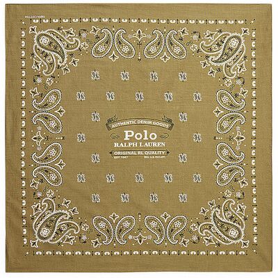POLO RALPH LAUREN Tuch - Bandana hellbraun M POLO RALPH LAUREN Tuch - Bandana hellbraun M