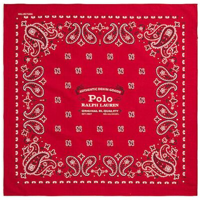 POLO RALPH LAUREN Tuch - Bandana rot M POLO RALPH LAUREN Tuch - Bandana rot M