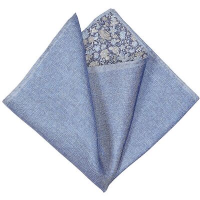 PROFUOMO Seiden Stecktuch blau M PROFUOMO Seiden Stecktuch blau M