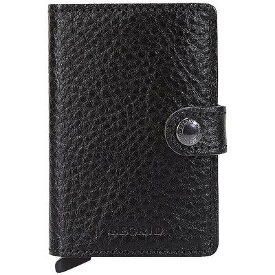SECRID Geldbörse - Miniwallet Vegetable Tanned black schwarz B SECRID Geldbörse - Miniwallet Vegetable Tanned black schwarz B