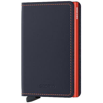SECRID Geldbörse - Slimwallet Matte night blue-orange dunkelblau W SECRID Geldbörse - Slimwallet Matte night blue-orange dunkelblau W