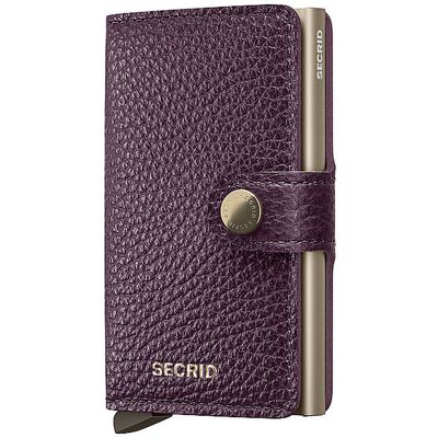 SECRID Geldbörse - Miniwallet Pebble grape dunkelrot W SECRID Geldbörse - Miniwallet Pebble grape dunkelrot W