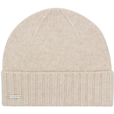 SEEBERGER Kaschmir Mütze - Haube beige W SEEBERGER Kaschmir Mütze - Haube beige W