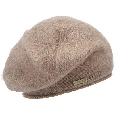 SEEBERGER Kaschmir Mütze - Haube hellbraun W SEEBERGER Kaschmir Mütze - Haube hellbraun W