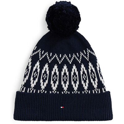 Tommy Hilfiger Kinder Mütze - Haube schwarz B Tommy Hilfiger Kinder Mütze - Haube schwarz B