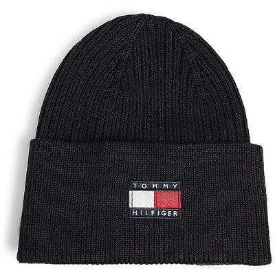 Tommy Hilfiger Kinder Mütze - Haube schwarz B Tommy Hilfiger Kinder Mütze - Haube schwarz B