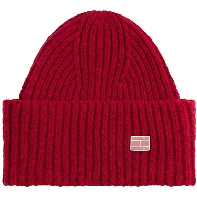 TOMMY JEANS Mütze - Haube rot W TOMMY JEANS Mütze - Haube rot W