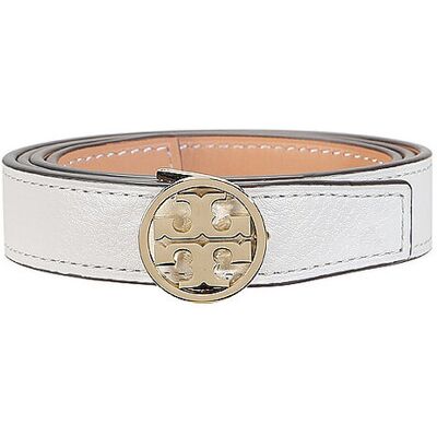 TORY BURCH Ledergürtel MILLER creme XL W TORY BURCH Ledergürtel MILLER creme XL W
