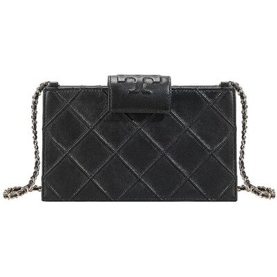 TORY BURCH Geldbörse FLEMING MINI schwarz W TORY BURCH Geldbörse FLEMING MINI schwarz W