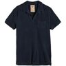 Oas Frottee Poloshirt Blau Xl