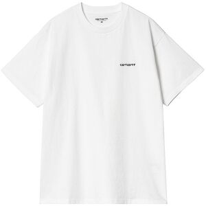 CARHARTT WIP T-Shirt SCRIPT EMBROIDERY weiss XS M CARHARTT WIP T-Shirt SCRIPT EMBROIDERY weiss XS M