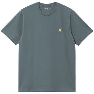 CARHARTT WIP T-Shirt CHASE petrol S M CARHARTT WIP T-Shirt CHASE petrol S M