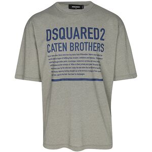 DSQUARED2 T-Shirt Loose Fit grau M M DSQUARED2 T-Shirt Loose Fit grau M M