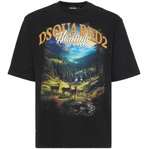 DSQUARED2 T-Shirt schwarz XL M DSQUARED2 T-Shirt schwarz XL M