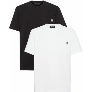DSQUARED2 T-Shirt 2er Pkg. schwarz XXL M DSQUARED2 T-Shirt 2er Pkg. schwarz XXL M
