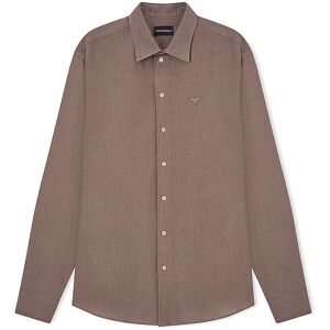 Giorgio Armani EMPORIO ARMANI Hemd Slim Fit hellbraun M M Giorgio Armani EMPORIO ARMANI Hemd Slim Fit hellbraun M M