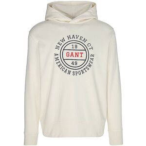 GANT Kapuzensweater - Hoodie GRAPHIC creme XXL M GANT Kapuzensweater - Hoodie GRAPHIC creme XXL M