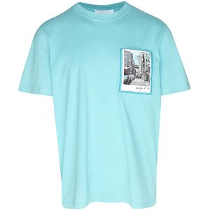HELMUT LANG T-Shirt hellblau XXL M HELMUT LANG T-Shirt hellblau XXL M