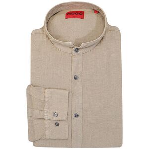 HUGO Leinenhemd Slim Fit ELVORY braun L M HUGO Leinenhemd Slim Fit ELVORY braun L M