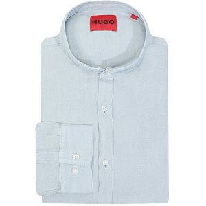 HUGO Leinenhemd Slim Fit ELVORY blau L M HUGO Leinenhemd Slim Fit ELVORY blau L M