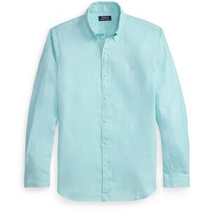POLO RALPH LAUREN Leinenhemd Custom Fit türkis XXL M POLO RALPH LAUREN Leinenhemd Custom Fit türkis XXL M