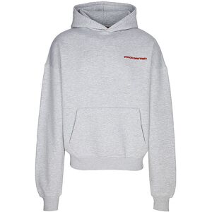 PROHIBITED Kapuzensweater - Hoodie hellgrau M M PROHIBITED Kapuzensweater - Hoodie hellgrau M M