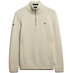 SUPERDRY Troyer Sweater creme XXL M SUPERDRY Troyer Sweater creme XXL M