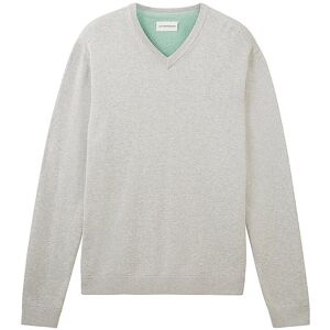 TOM TAILOR Pullover hellgrau XXXL M TOM TAILOR Pullover hellgrau XXXL M
