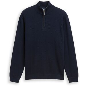 TOM TAILOR Troyer Pullover blau L M TOM TAILOR Troyer Pullover blau L M