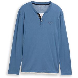 TOM TAILOR Langarmshirt blau XL M TOM TAILOR Langarmshirt blau XL M