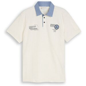 TOM TAILOR Poloshirt weiss XL M TOM TAILOR Poloshirt weiss XL M